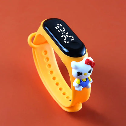 Marvel Children's Watch Fashion Cartoon Watches Electronic Digital LED Display Watches Waterproof Holiday Gift Kids Watches