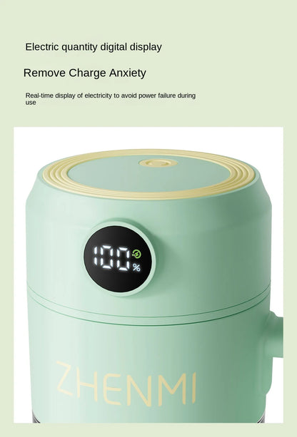 Portable Multifunction Fruit Juicer Blender 10 Blade Mini Ice Blender Smoothie Maker USB Charging Wireless Juice Extractor