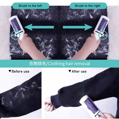 Clothes Lint Remover Electrostatic Brush Portable Coat Sweater Dry Cleaning Lint Removal Brush Pet Sticky Lint Remover