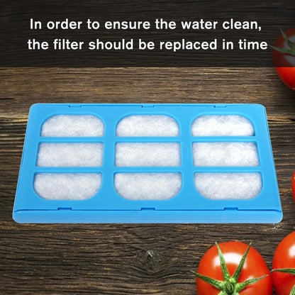 12 PCS Pet Water Fountain Filter Replacement Water Filter Cartridges Compatible with Cat Mate & Dog Mate Fountains
