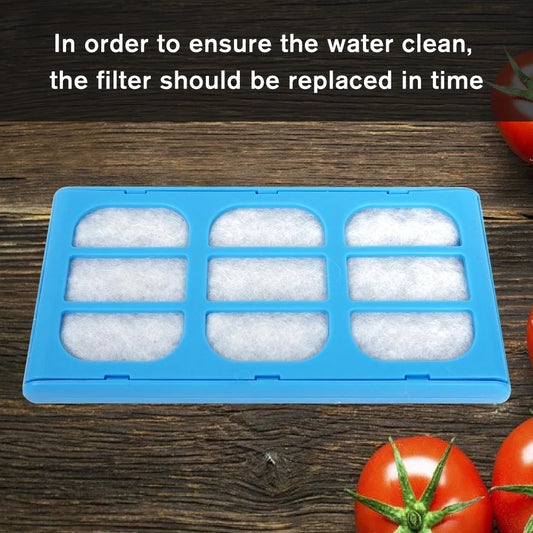 12 PCS Pet Water Fountain Filter Replacement Water Filter Cartridges Compatible with Cat Mate & Dog Mate Fountains