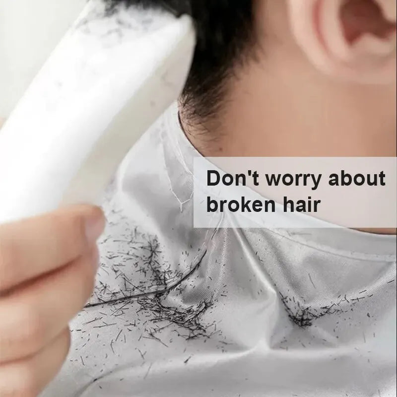 Adult Medium Size Haircut Cloak Cloth Hair Dye Breathable Household Haircut Cloak Foldable Haircut Tool