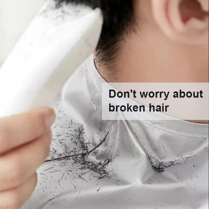 Adult Medium Size Haircut Cloak Cloth Hair Dye Breathable Household Haircut Cloak Foldable Haircut Tool