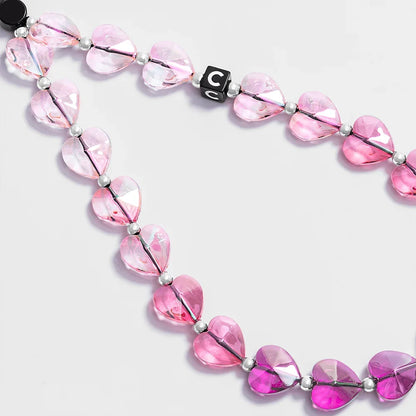 Colorful Beads Phone Straps Long Short Lanyard Phone Hanging Chain