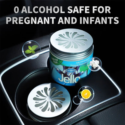 Car Air Freshener Solid Balm Cologne Lavender Lemon Vanilla Odor Eliminator Long-lasting Perfume Scent Ornament Auto Accessoies