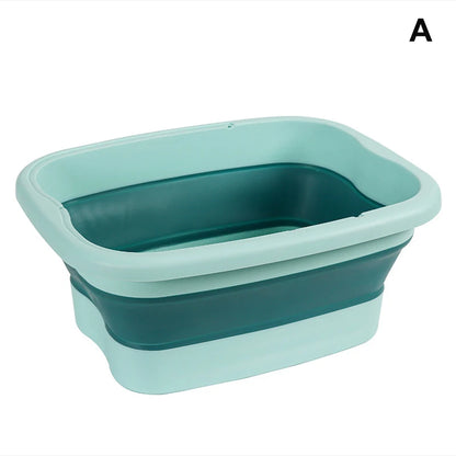 Foldable Footbath Massage Bucket Soaking Bucket Folding Basin Spa Foot Bath Bucket Household Sauna Bathtub Pedicure Bath Bathtub