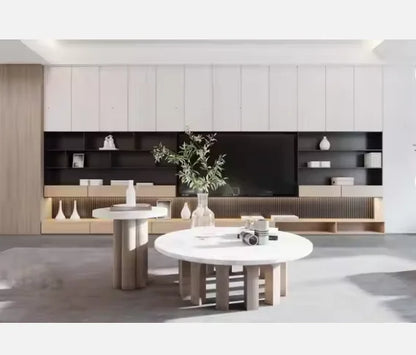 Fashion Living Room Furniture Wooden Wall Simple Design Tv Cabinet Modern Tv Cabinet Long Tv Cabinet