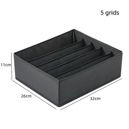 Organizer For Underwear Bra Socks Pants Scarf Storage Box Organizers Of Cabinets And Drawers Wardrobe Foldable Storage Box Case