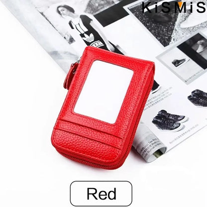 RFID Blocking Aluminum Card Case - Credit Card Protector, Business Card Holder, Metal ID Organizer Wallet, 6 Slots for Women,Men