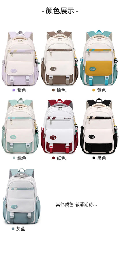 Cute Student Backpack 3pcs/set Primary Schoolbag Harajuku Kawaii Student Backpack Teenage Girls Handbag Large Capacity Rucksack
