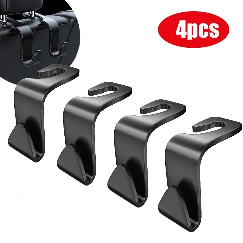 Car Seat Back Hook Universal Headrest Hook Car Accessories Interior Organizer Hanger Holder Storage For Car Bag Handbag Purse