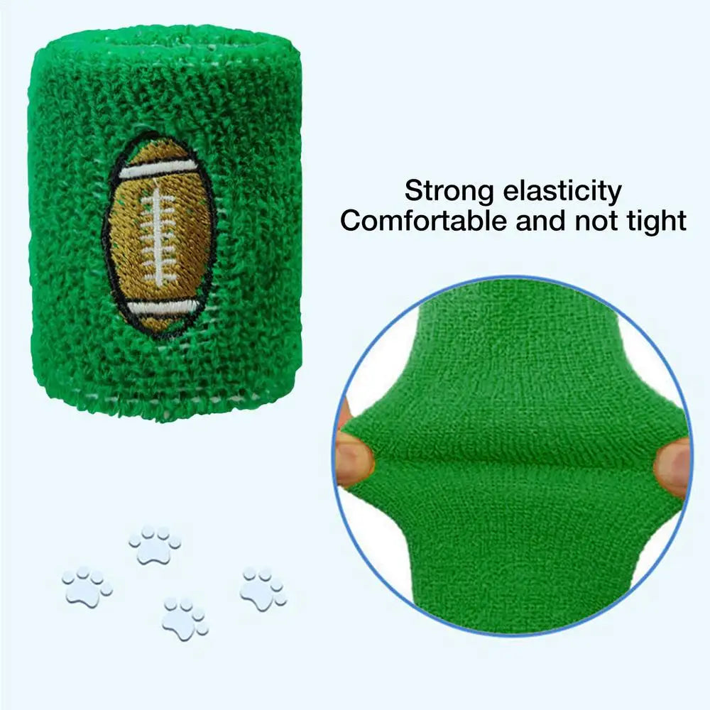 Sports Wristbands For Kids Children Wrist Sweat Bands Children Wrist Bands Sweat-proof For Basketball Baseball Football Soccer