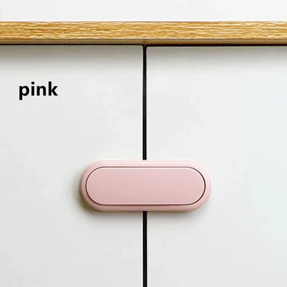 Children's Drawer Safety Latch Cabinet Door Protection Baby Anti Pinch Hand Invisible Lock Opposite Door Wardrobe Lock