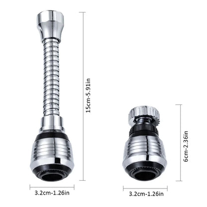 Kitchen Faucet Nozzle Extender Sink Water Tap Nozzle Filter Bubbler Faucet Aerator Attachment Home Bathroom Toilet Accessories