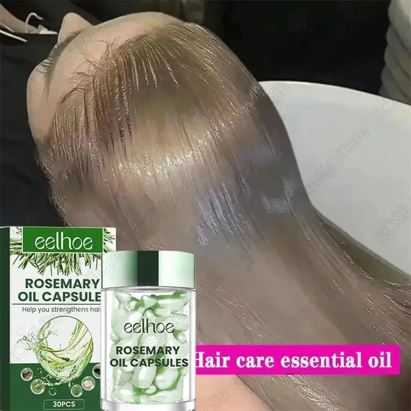 Hair Vitamin Capsule Keratin Oil Restore Soft Smooth Shiny Hair Care Nourish Repair Hair Damaged Splitting Treatment Products
