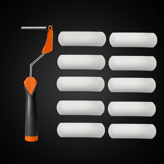 One-key disassembly 4" high-density mini foam roller set, easy to disassemble without getting hands dirty.