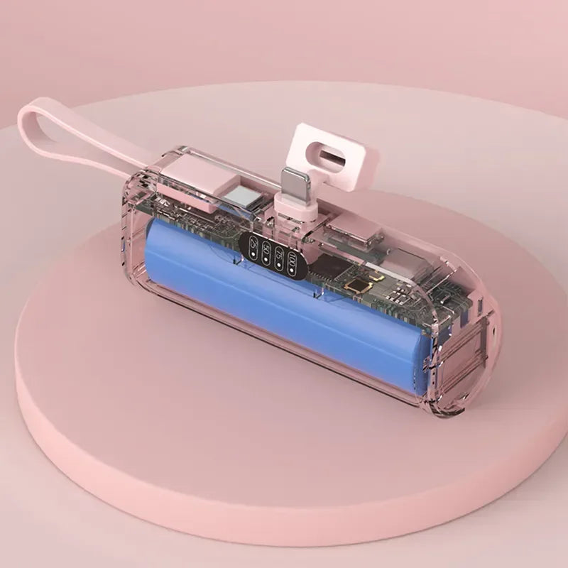 Mini Portable Power Bank 30000mah External Battery Plug and Play Power Bank Type C Fast Power Bank for Xiaomi Huawei Iphone 2024