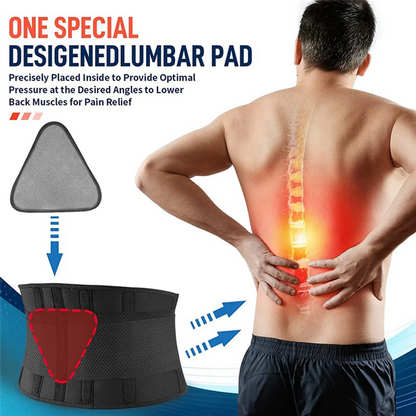 BHBD-Back Brace For Lower Back Pain, Back Support Belt For Women & Men, Breathable Lower Back Brace With Lumbar Pad(S) Durable