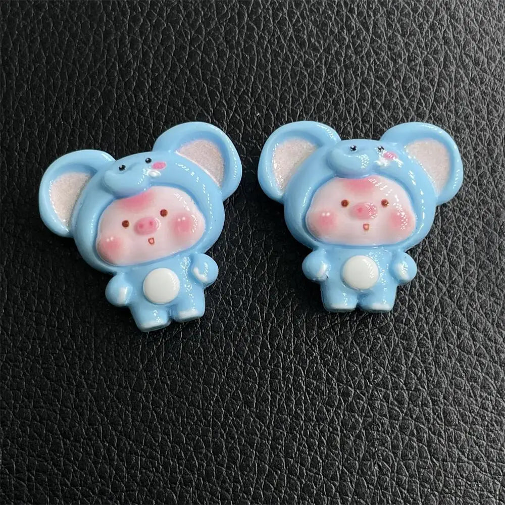 100pcs Cartoon porker Sanrio diy resin accessories accessories handmade hairpins mobile phone cases headwear supplies