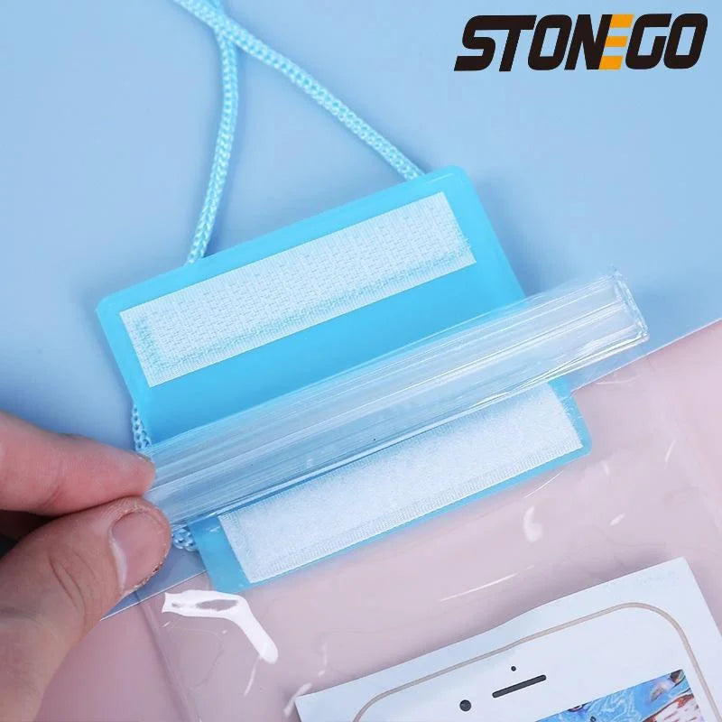 Transparent Mobile Phone Waterproof Bag Universal Mobile Phone Case for Swimming Diving Outdoor Mobile Phone Waterproof Pouch