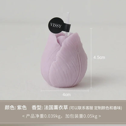 Tulip Scented Candles Gifts Handmade Birthday Gifts Decorative Ornaments Flower Shaped Candles