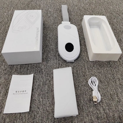 Women's Menstrual Period Hot Compress Warming Belt Vibrating Waist Massager