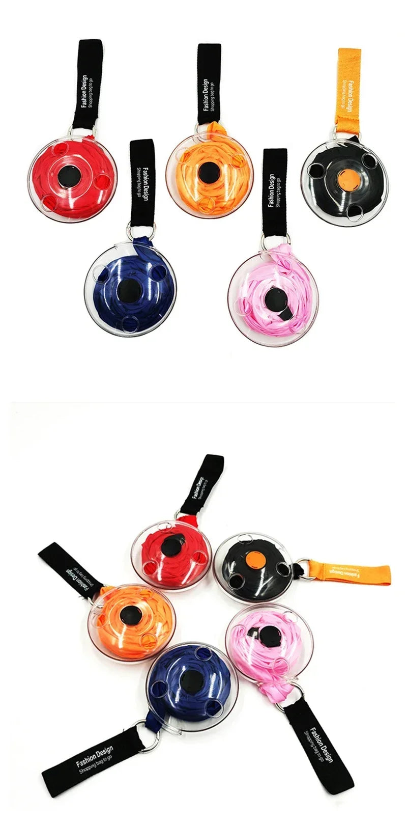 Reusable Pouch Front Page Things for the Home Ultra Small Shopper Bag Eco-friendly Storage Bag Fold Handbags Telescopic Disk