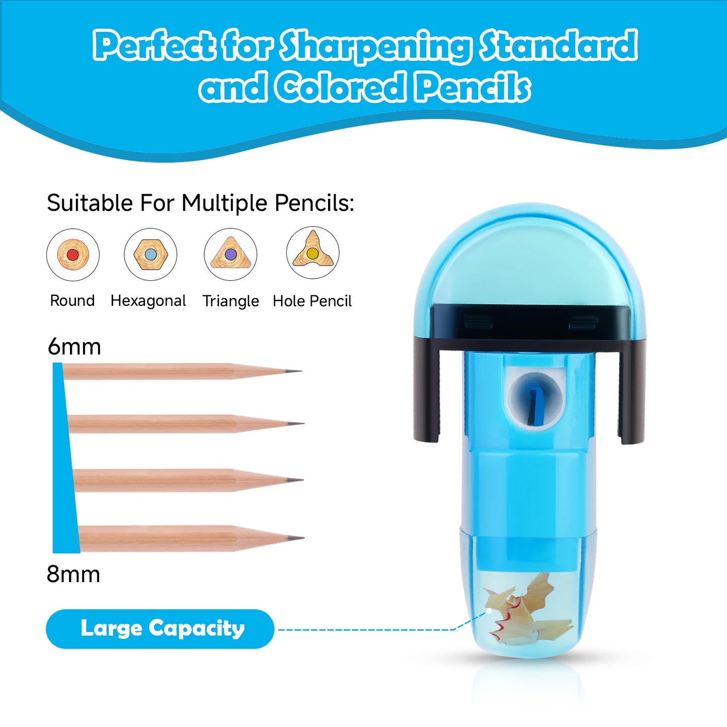 Pencil Sharpener With Eraser  Dual-Purpose Student supplies Cute Stationery Back to School