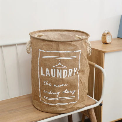 1 PC Household Portable Storage Basket Waterproof Durable Laundry Baskets Kids Toys Sundries Organizer Bucket