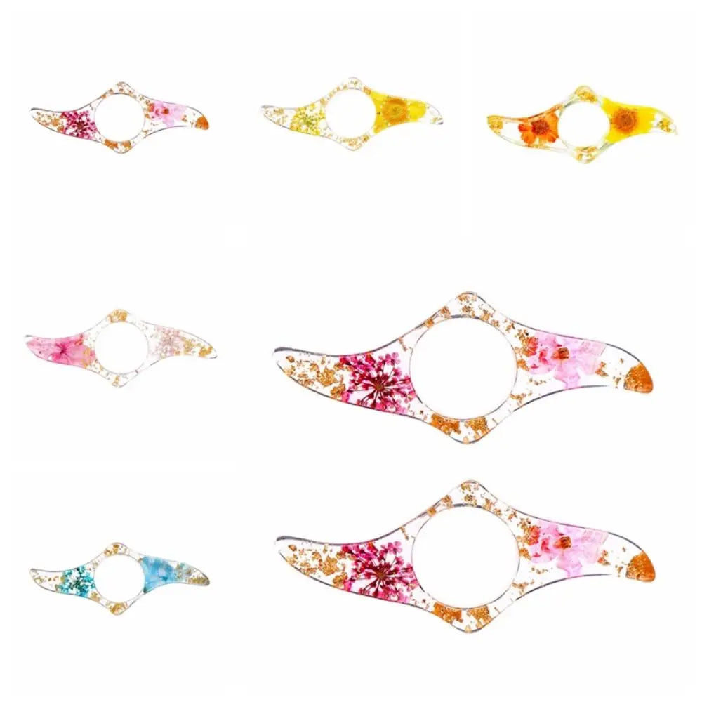 Book Accessories Acrylic Thumb Book Support Dried Flower Spreader Thumb Book Brace Colorful Smooth Book Page Holders Book Lovers