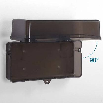 Plastic Cable Management Box Electrical Boxes Rain-Proof Weather Proof Plug Box Lead Cover for Protect Outlet, Plug, Socket