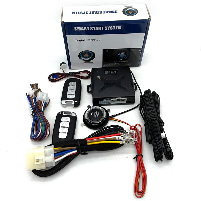 start stop keyless entry system engine start alarm system