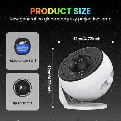 Galaxy Globe Pro Galaxy Star Projector, now with Bluetooth remote control and standard version