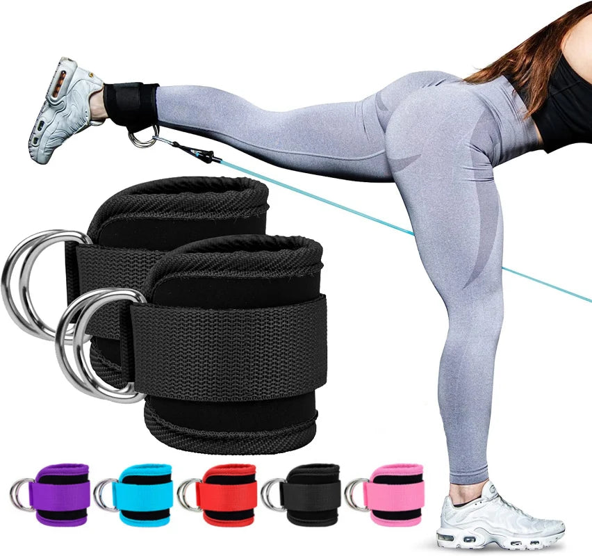 Resistance Bands With Ankle Straps Fitness Workout Training Resistance Bands Home Yoga Stretch Elastic Pilates Gym Equipment