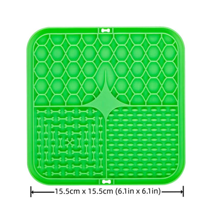 Silicone Pet Licking Pad for Dog & Cat | Anti-Choking Slow Feeder with Suction Cup | Yogurt Meal Mat & Slow Food Bowl Plate