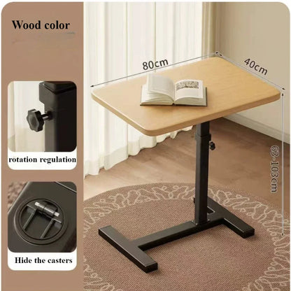 Bedside Table Mobile Lift Computer Desk Living Room Sofa Side Table Folding Desk Bedroom Simple in Bed Study Tables Workbench