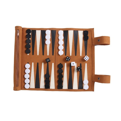 Backgammon Board Game Portable Backgammon Sets For Adults Travel Games Adult Roll Design Children's Puzzle Game Board Strategy