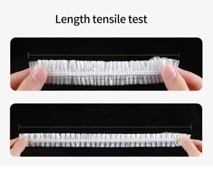 Reusable Disposable Food Cover Plastic Wrap Durable Elastic Food Lids for Bowls Elastic Plate Covers For Kitchen Food Saver Bag