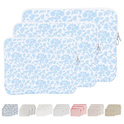 11/13/15 Inch Laptop Sleeve Quilted Laptop Bag Coquette Floral Laptop Carrying Case Office Accessories