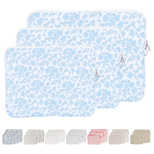11/13/15 Inch Laptop Sleeve Quilted Laptop Bag Coquette Floral Laptop Carrying Case Office Accessories