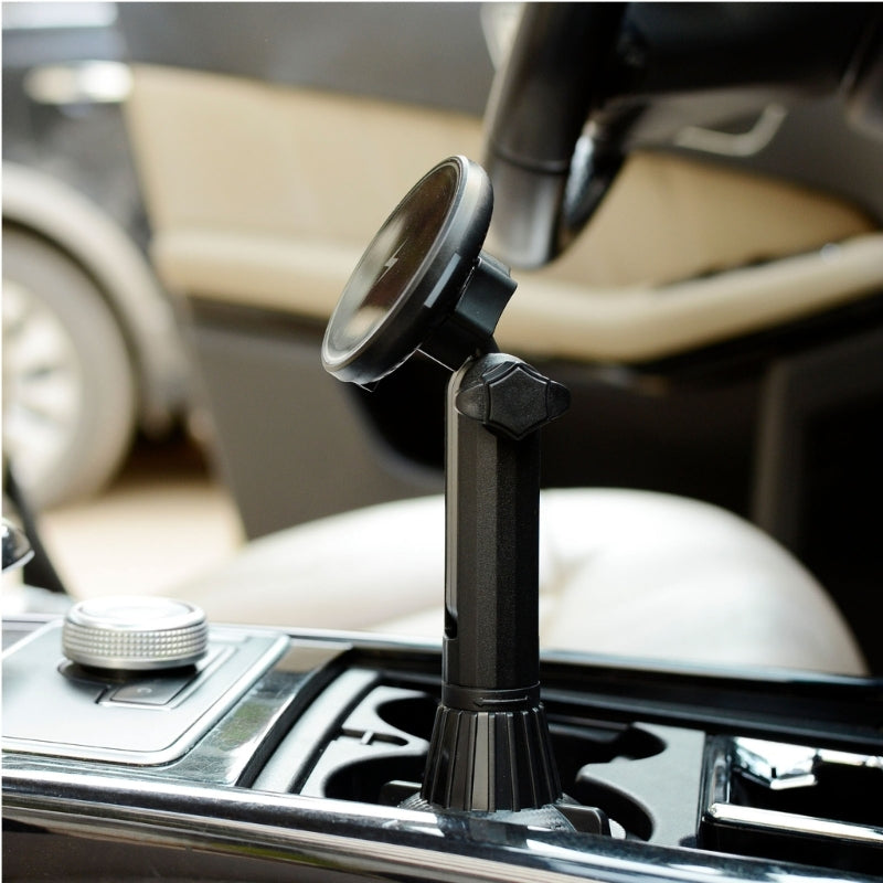 Cup Holder Phone Mount Magnetic  15W Magnetic Car Mount for Phone 14 13