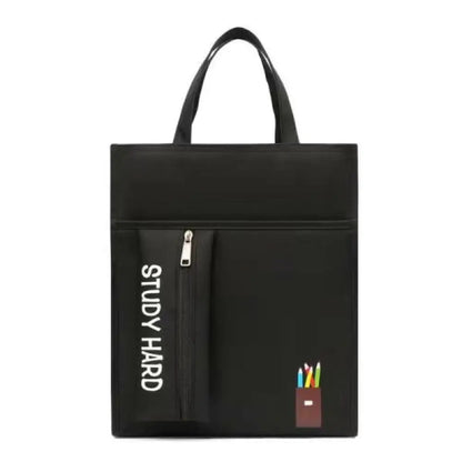 Shopping Bag Student Tutorial Bags Portable Travel Bag Children Art Bag Large Capacity Multi-functional School Information Bag