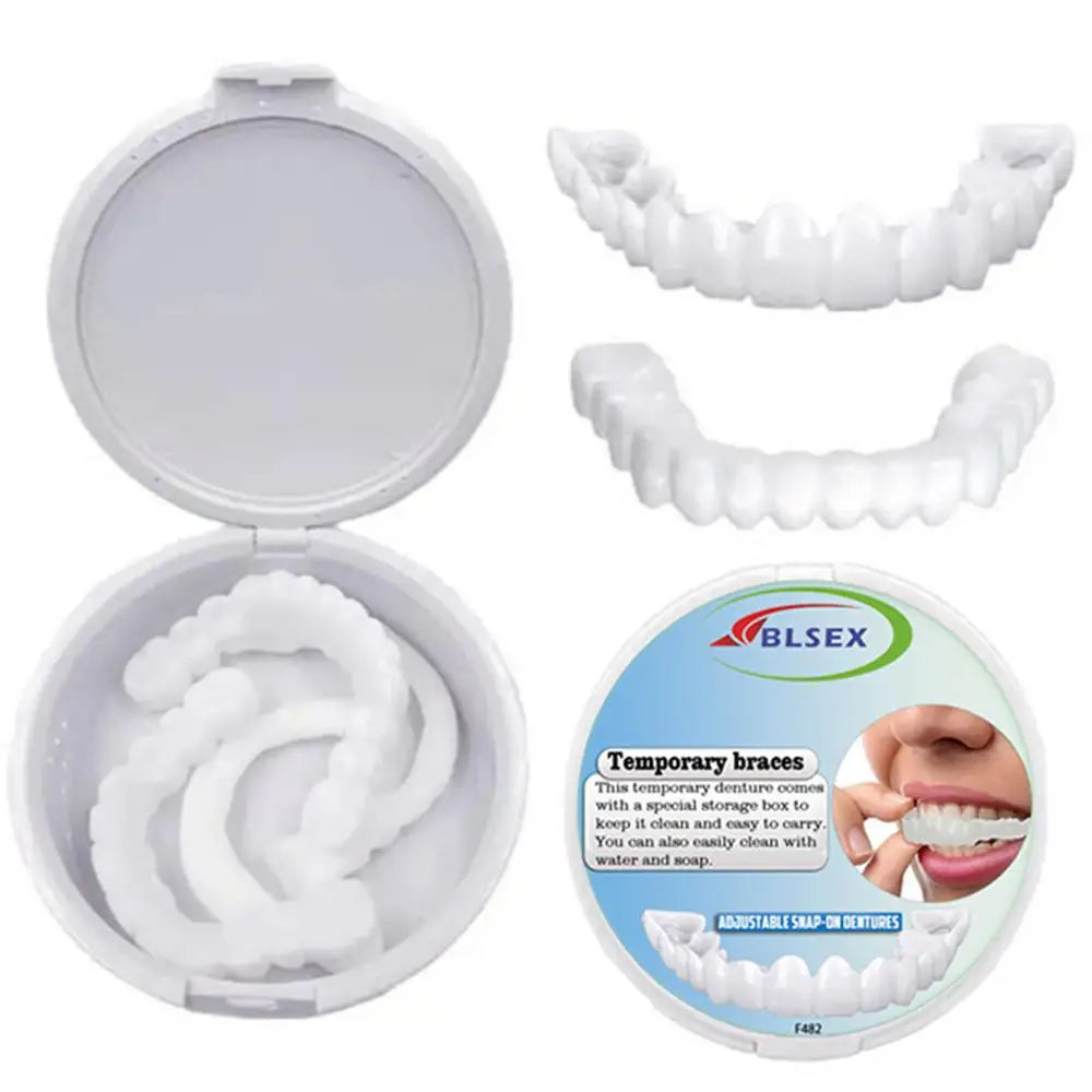 Fake Teeth Veneers Detachable And Reusable Veneers Teeth Teeth With Comfortable Fit Temporary Teeth Dentures Fake Tooth For