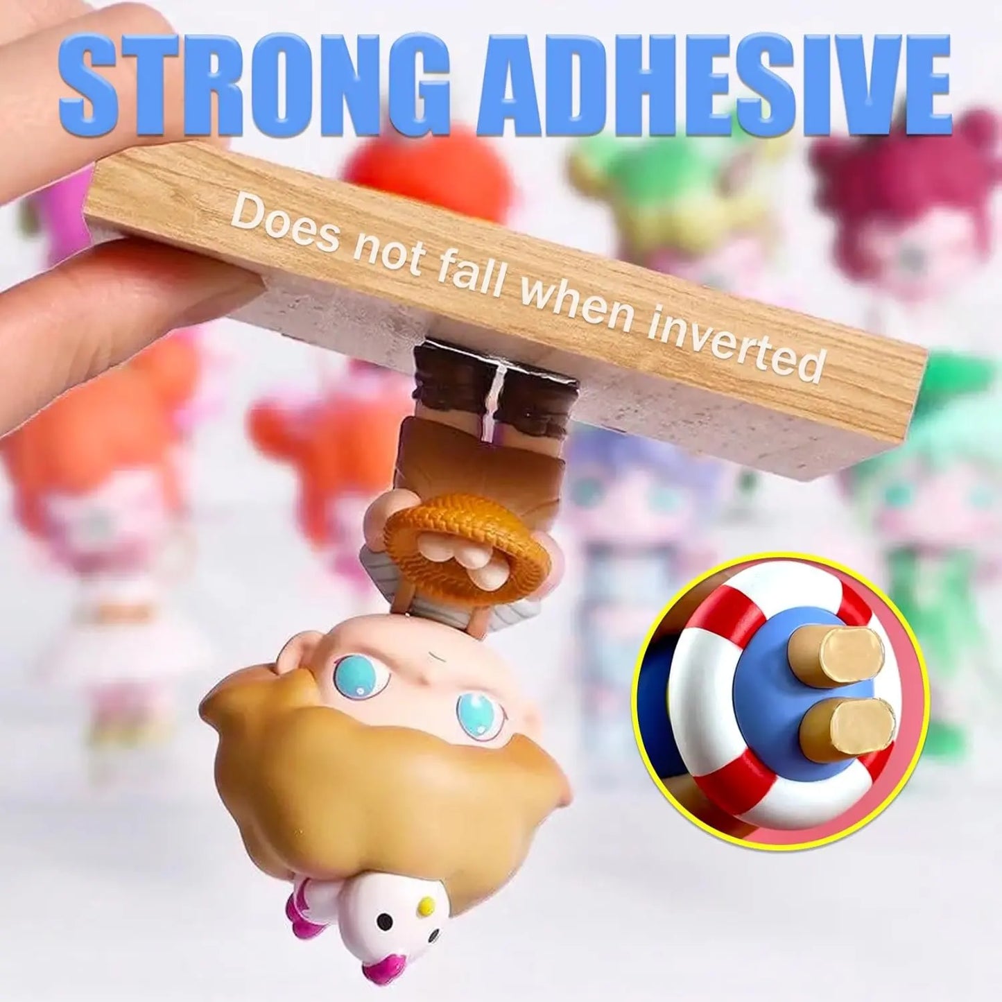 100-2000PCS Clear Gel Glue Pads Double-sided Adhesive Dots Removable Sticky Patch No Trace Wall Hanging Crafts Poster Doll Glue