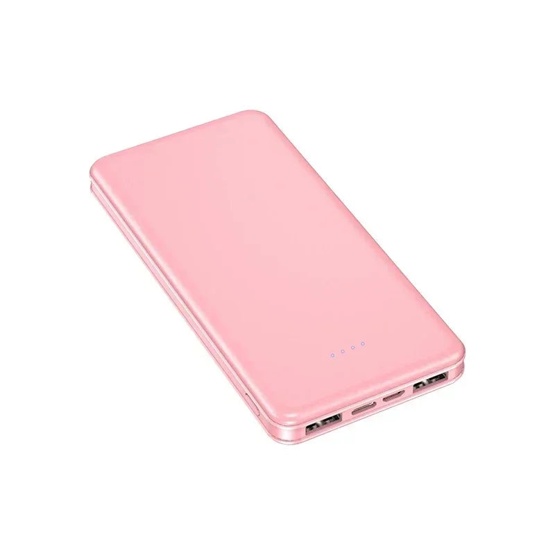New Portable Power Bank 20000mAh Ultra Large Capacity 10W Super Fast Charger Dual Output Dual Input Design External Battery Pack