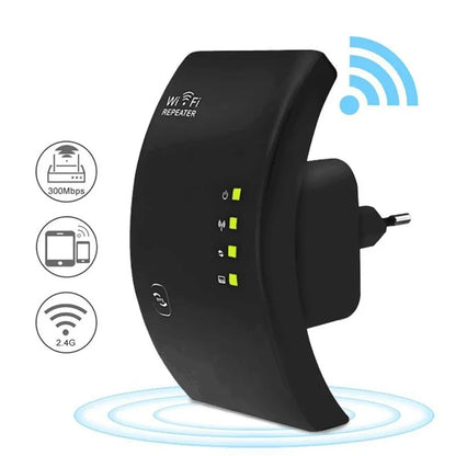 300Mbps WiFi Repeater WiFi Extender Router WiFi Signal Amplifier Wireless Wi Fi Booster Long Range Wi-Fi Repeater Access Point