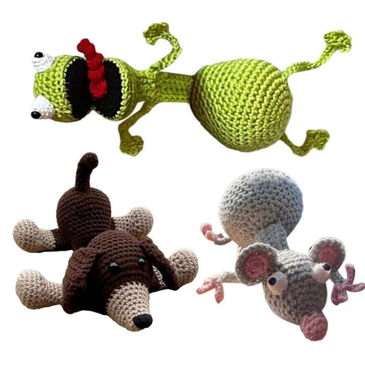 Animal Door Stopper Door Stoppers Cute Crochet Door Wedge Household Door Hardware Handmade Door Gear