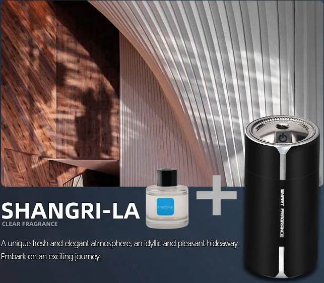 Car Mounted Intelligent Spray Perfume Colorful Ambient Light Aromatherapy Machine Odor Removal High-End Car Interior Accessories