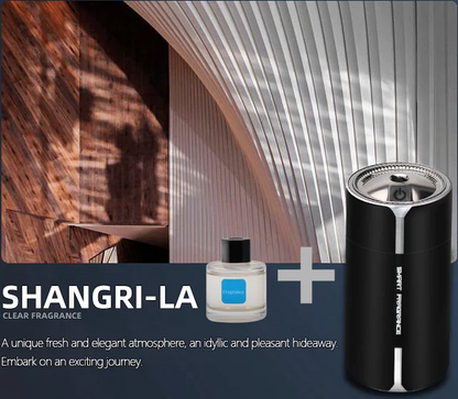 Car Mounted Intelligent Spray Perfume Colorful Ambient Light Aromatherapy Machine Odor Removal High-End Car Interior Accessories