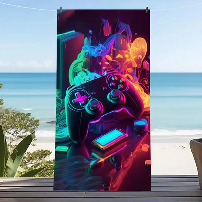 Beach Towel Portable Quick Fast Dry Sand Outdoor Travel Swim Blanket Thin Yoga Floral Print Mat Personalization Stripes Towel